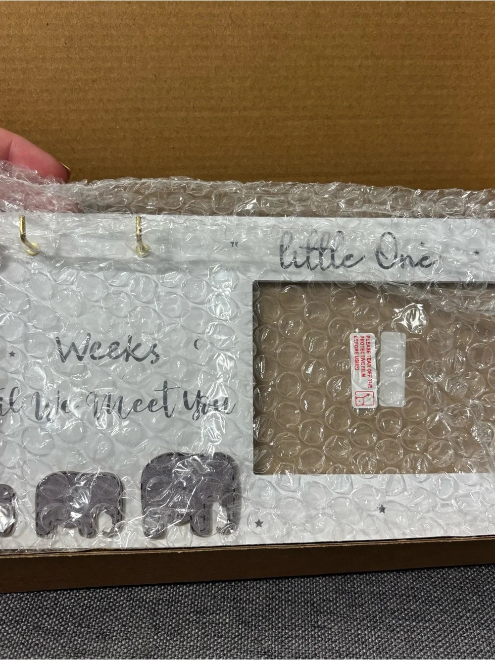 New Pregnancy Milestone Board Weeks Until We Meet You Elephant